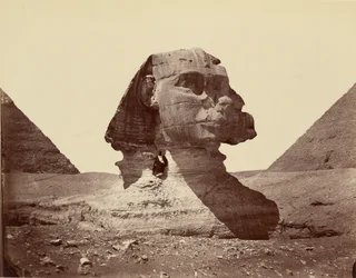 Sphinx et pyramides