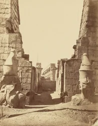 Temple de Louxor, entrée triomphale [Thèbes]
