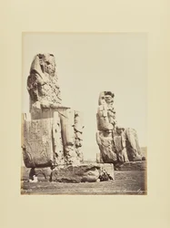 Thébes. Colosses de Memnon (Egypt)