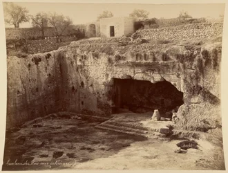 Tombeau des Rois, cour intérieure, Jérusalem