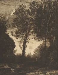 Coucher de soleil, 1858