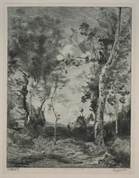 Paysage, ou Le Cheval Blanc, d