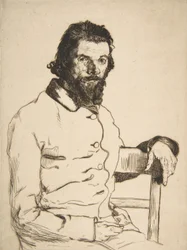 Portrait de Charles Meryon, 1853
