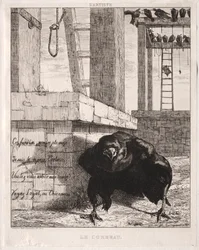 Le Corbeau, 1854