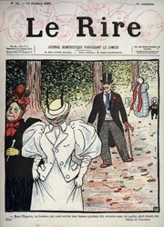 Couverture du journal « Le Rire », n°50, 10 octobre 1895 : Sous l