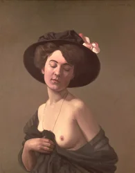 Dame au chapeau, 1908