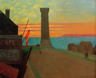 Le vieux phare à Honfleur