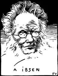 Portrait de Henrik Johan Ibsen