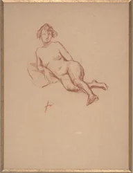 Femme nue allongée