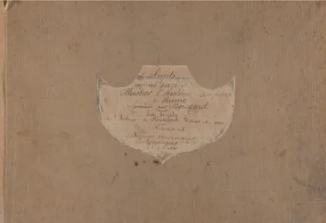 Album de 107 dessins préparatoires pour illustrer l