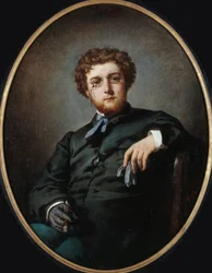Portrait du compositeur Georges Bizet 1838-1875, vers 1865