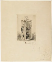 Boîte à Thé en Porcelaine
