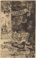 Ex-libris de Léon Lerey