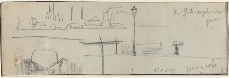 Gillingham Pier, Londres (verso)