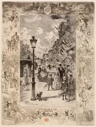La Fête nationale au Boulevard de Clichy