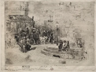 Place Pigalle en 1878, 1878