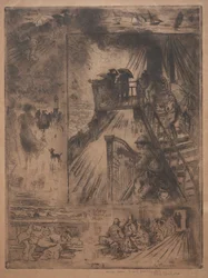 La traversée, vers 1880