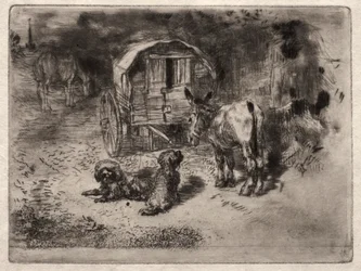 Les Gardiens de la Maison, ou les Amis du Saltimbanque, c. 1875