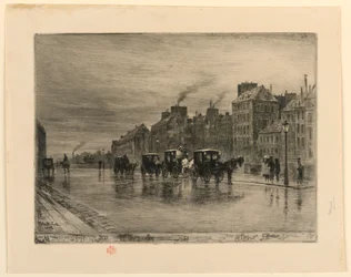 La station de taxis