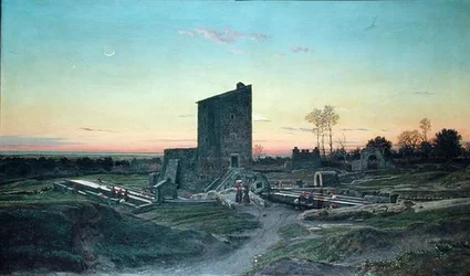 Paysage romain ou, La blanchisserie d