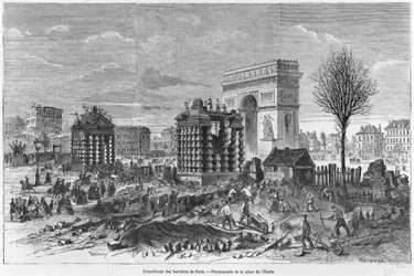 Démolition des barrières de Paris, Arc de Triomphe et Place de l