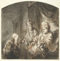 Joseph présente son père au Pharaon