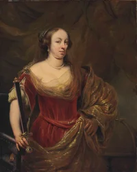 Polonais : Portrait królowej Ludwiki Marii Gonzagi de Nevers Portrait de Marie Louise Gonzaga de Nevers