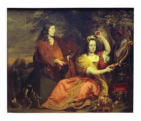 Portrait de Pieter de la Court et sa femme