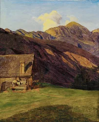 Le refuge alpin du Hoisenrad près d