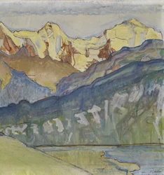 Eiger, Mönch et Jungfrau vus de Beatenberg