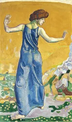 Femme joyeuse