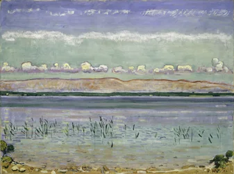 Lac Léman avec les collines du Jura, 1911
