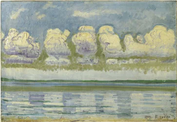 Lac Léman avec le Jura suisse, 1909