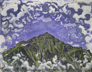 Mont Niesen vu de Heustrich, 1910