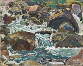 Ruisseau de montagne près de Champéry