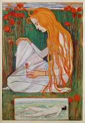 Le rêve (aquarelle sur papier)