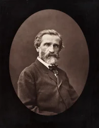 Giuseppe Verdi, compositeur italien, 1813-1901, vers 1872