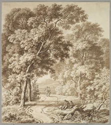 Un chemin bordé d