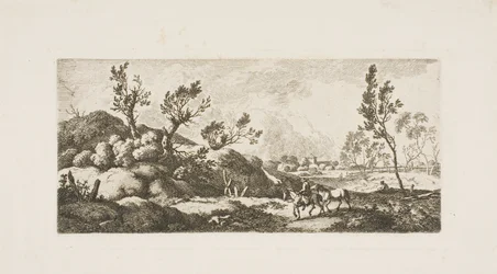 Paysage - Garçon avec cheval