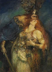Adieux de Wotan à Brünhilde, vers 1910