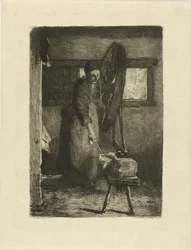 Fileuse au travail (Au travail)