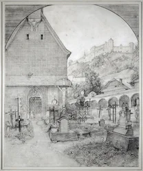 Cimetière Saint-Pierre à Salzbourg, Autriche ...
