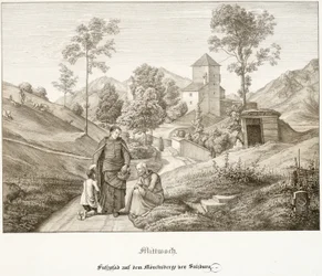 Mercredi : Sentier sur le Mönchsberg près de Salzbourg