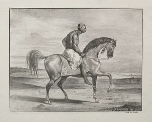 Africain à cheval, 1823