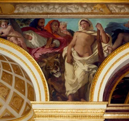 Allégorie de la Justice, détail de la fresque d