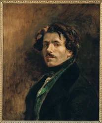 Delacroix, self-portrait …