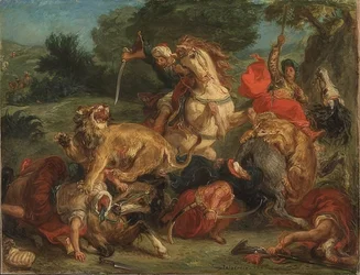 La chasse aux lions