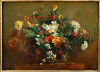 Fleurs (peinture sur toile)