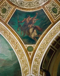 Fresques des écoinçons de la grande salle de l