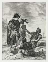 Hamlet : Hamlet et Horatio avec les fossoyeurs, 1843